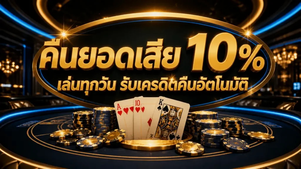 คืนยอดเสีย 10%