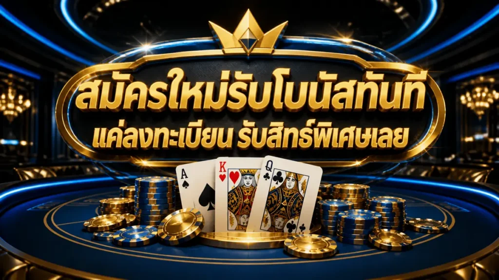 สมัครใหม่รับโบนัสทันที