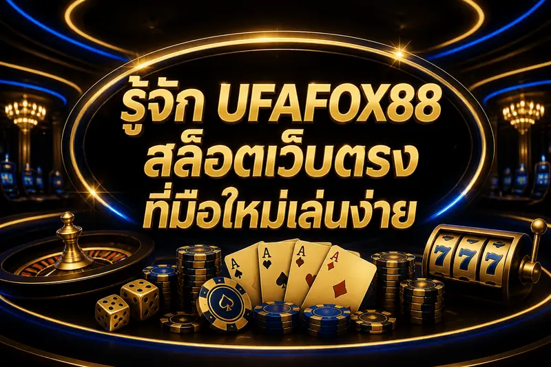 รู้จัก UFAFOX88 สล็อตเว็บตรงที่มือใหม่เล่นง่าย